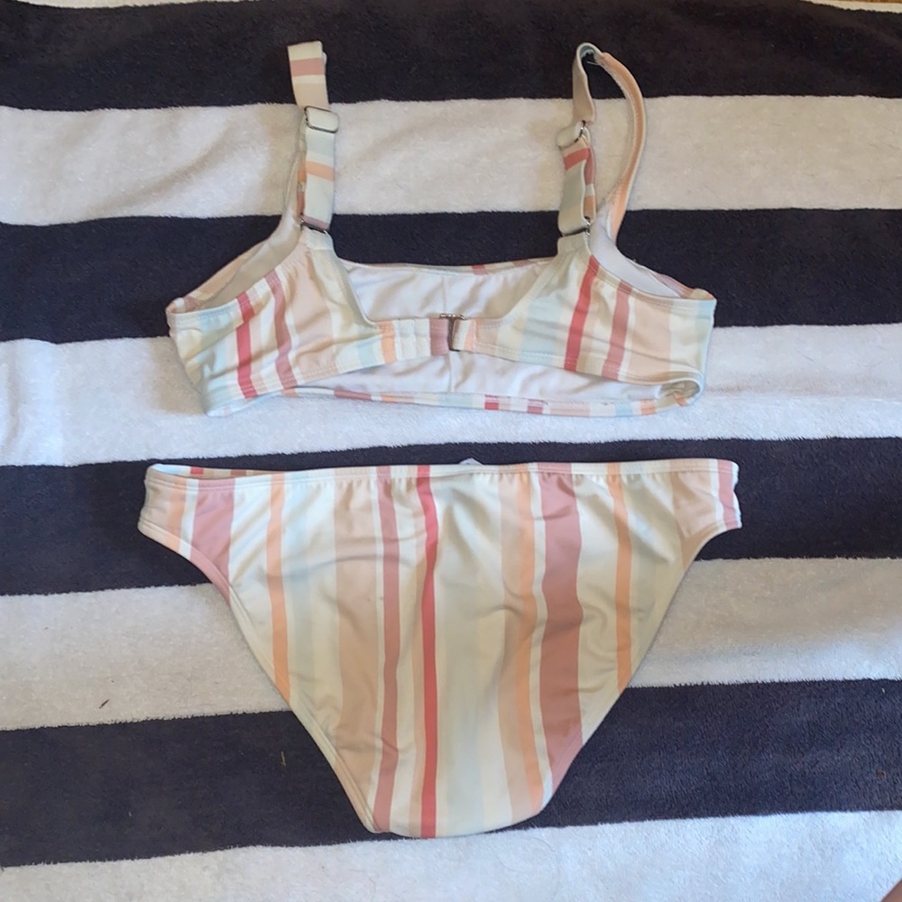Colorful Striped Bikini - Picture 2 of 2
